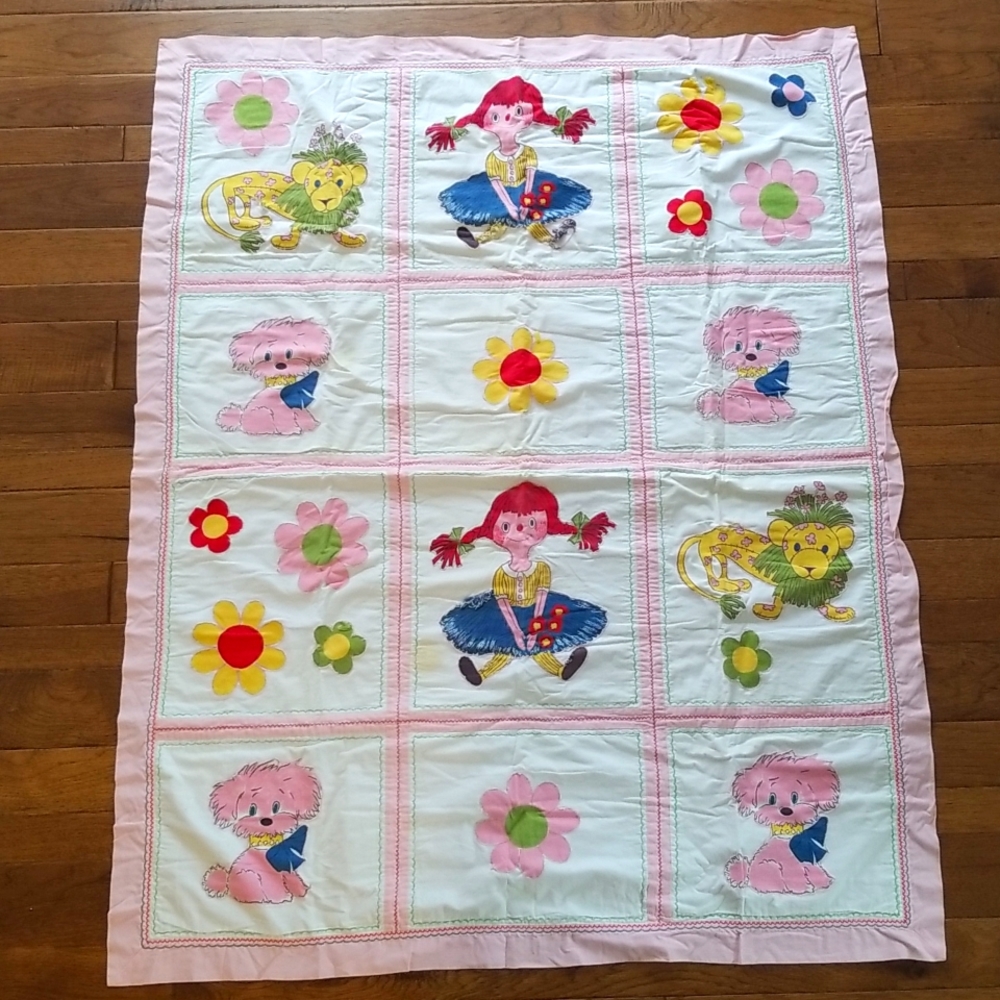 Vintage Raggedy Ann Quilt Blanket